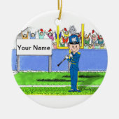 Klarinette - männlich keramik ornament (Vorne)