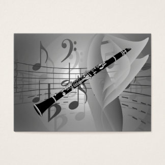 Klarinette mit musikalischen Akzenten