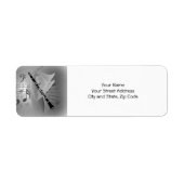 Klarinette mit musikalischen Akzenten (Vorne)