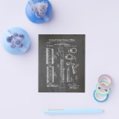 Klarinette mit musikalischen Akzenten Flyer (Einzeln)