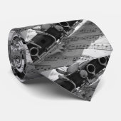 Klarinette mit Noten Krawatte (Gerollt)