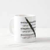 Klarinette musical 09 B Kaffeetasse (Vorderseite Links)