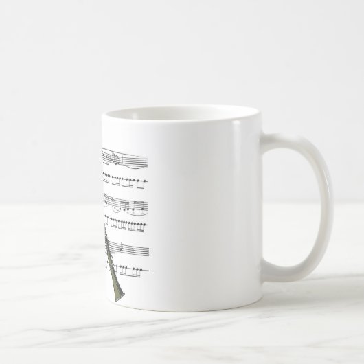 Klarinette musical 09 B Kaffeetasse (Rechts)