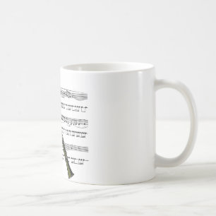 Klarinette Musik 09 B Kaffeetasse
