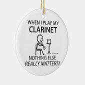Klarinette nichts anderes zählt keramikornament (Rechts)