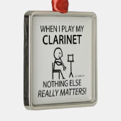 Klarinette nichts anderes zählt ornament aus metall (Rechts)