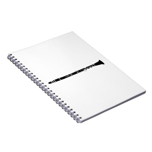 Klarinette Notizblock (Rechte Seite)