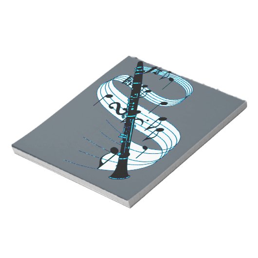 Klarinette Notizblock (Rotiert)