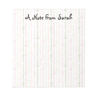 Klarinette Notizblock