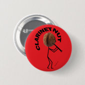 Klarinette Nut Button (Vorne & Hinten)