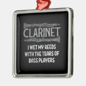 Klarinette Ornament Aus Metall (Links)