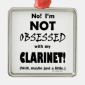 Klarinette Ornament Aus Metall (Vorne)