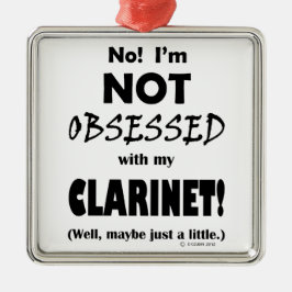 Klarinette Ornament Aus Metall