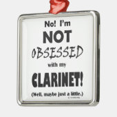 Klarinette Ornament Aus Metall (Links)