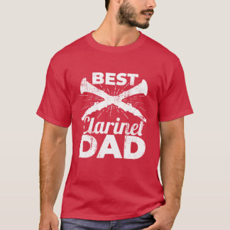 Klarinette Papa Retro T-Shirt