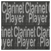 Klarinette Player Extraordinator Stoff (Muster)