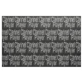 Klarinette Player Extraordinator Stoff (Fat Quarter (45,7 x 55,9 cm))