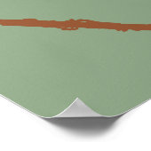 Klarinette Pop Art Poster (Ecke)