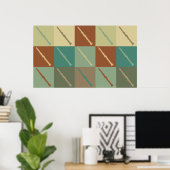 Klarinette Pop Art Poster (Heimbüro)