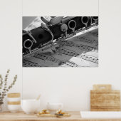 Klarinette Poster (Küche)