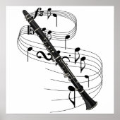 Klarinette Poster (Vorne)