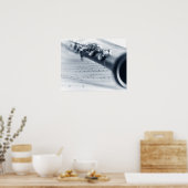 Klarinette Poster (Küche)