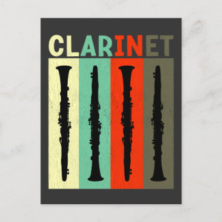 Klarinette Postkarte
