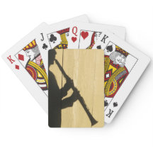 Klarinette Schattenspielkarten