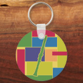 Klarinette Schlüsselanhänger (Vorderseite)