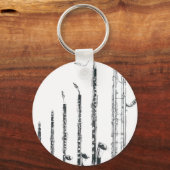 Klarinette Schlüsselanhänger (Vorderseite)