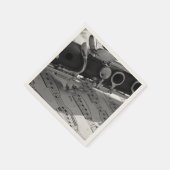 Klarinette Serviette (Ecke)