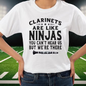 Klarinette sind wie Ninjas-Hemd T-Shirt
