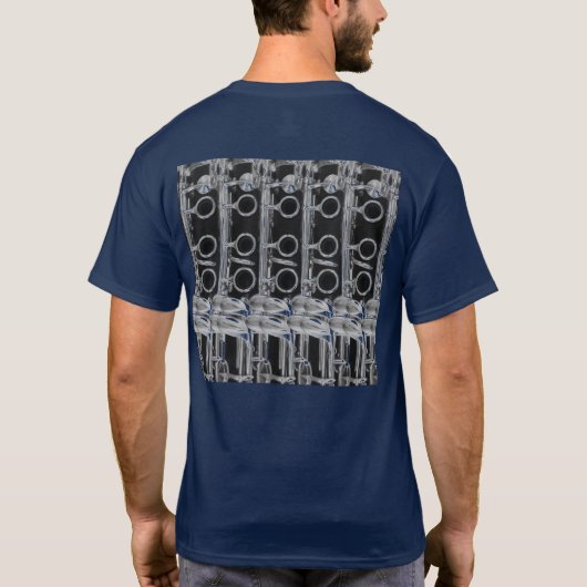 Klarinette T-Shirt (Rückseite)
