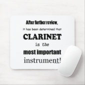 Klarinette wichtigstes Instrument Mousepad (Mit Mouse)