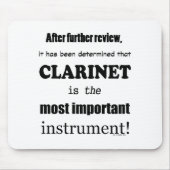 Klarinette wichtigstes Instrument Mousepad (Vorne)