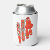 Klarinette zerlegt dosenkühler (Kanne Vorderseite)