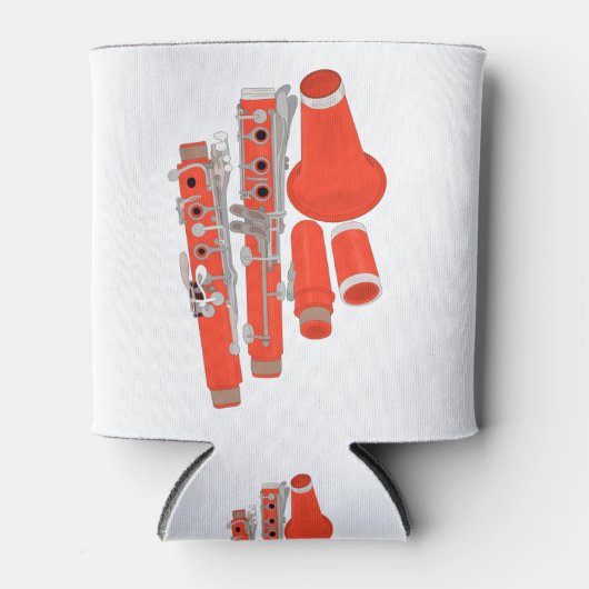 Klarinette zerlegt dosenkühler (Vorderseite)