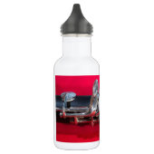 Klarinette zu Rot Edelstahlflasche (Links)