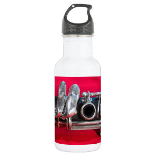 Klarinette zu Rot Edelstahlflasche