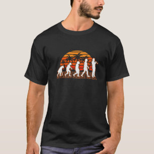 Klarinetten-Evolution Retro-Klarinettenspieler Kla T-Shirt