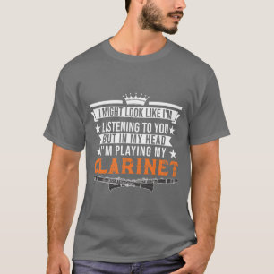 Klarinetten Konzertband Klarinettist vintage T-Shirt