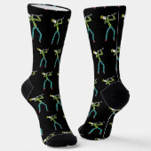 Klarinetten-Stockmann Socken (Gewinkelt)