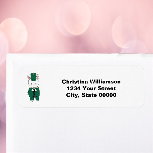 Klarinettenband Rabbit Green Rücksendeadresse