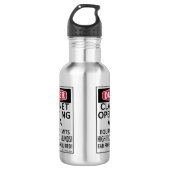 Klarinettenbereich Edelstahlflasche (Vorderseite)