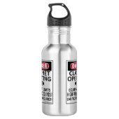 Klarinettenbereich Edelstahlflasche (Rückseite)