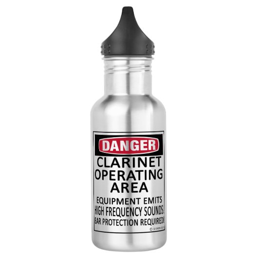 Klarinettenbereich Edelstahlflasche (Links)