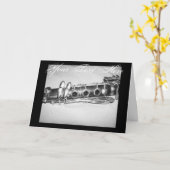 Klarinettenkarte Karte (Gelbe Blume)