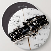 Klarinettenmusik Button (Vorne & Hinten)