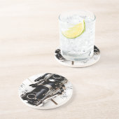 Klarinettenmusik Getränkeuntersetzer (Seite)