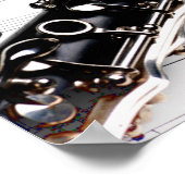 Klarinettenmusik Poster (Ecke)